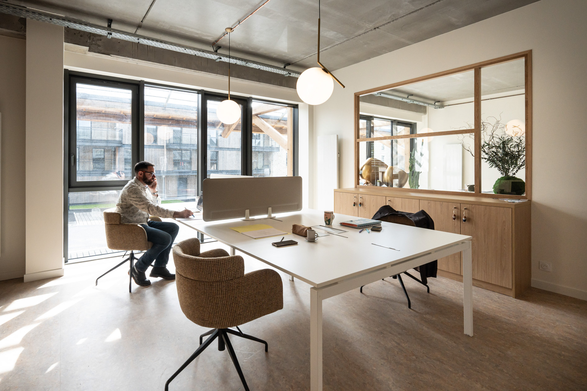 Espace de coworking moderne à Dinan, Chouette