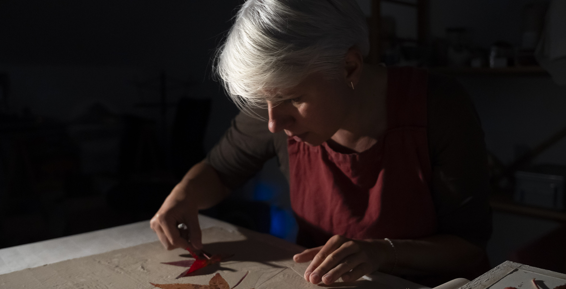 la photo est issue d'un reportage métier d'une ceramiste artisan